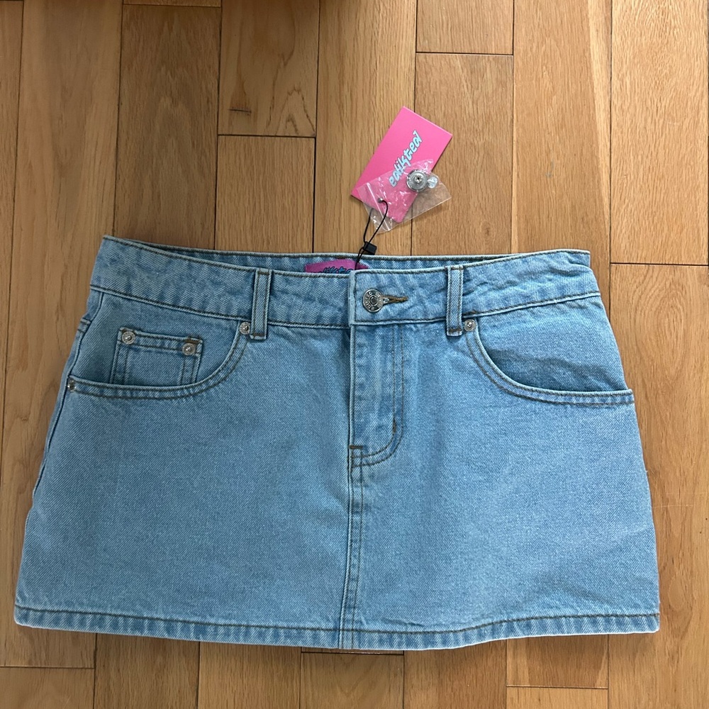 Chiara Denim Micro Skirt